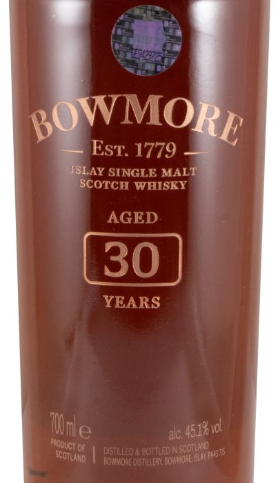 Bowmore 2020 Release 30 anos