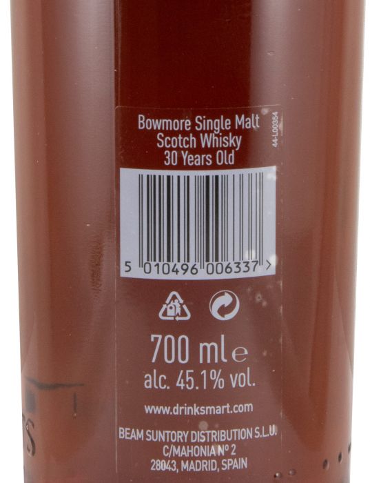 Bowmore 2020 Release 30 anos