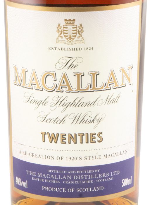 Conjunto Macallan Travel Decades Series Collection 4x50cl (caixa danificada)