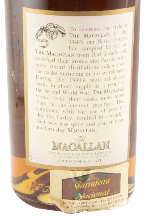 Conjunto Macallan Travel Decades Series Collection 4x50cl (caixa danificada)