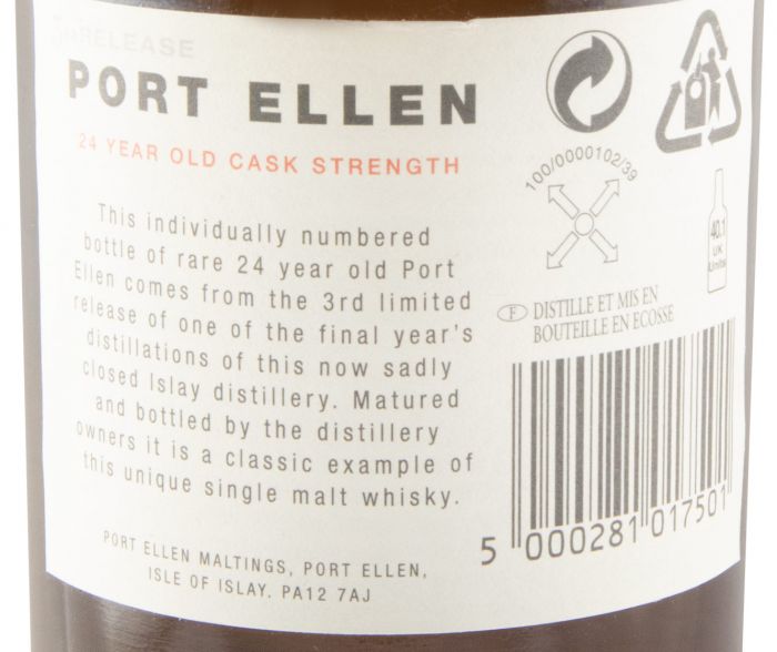 1979 Port Ellen Third Release Limited Edition 24 anos