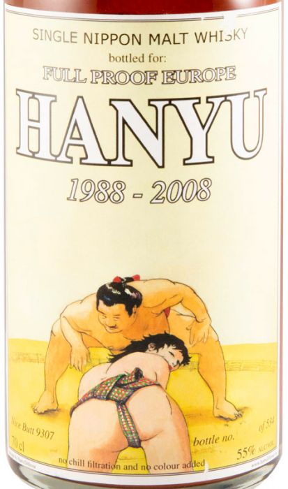 Hanyu Full Proff Europe 1988-2008 Cask N.º 9307 (garrafa n.º 131)