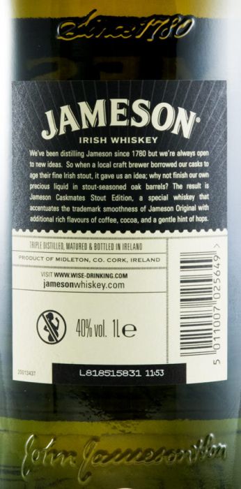 Jameson Caskmates Stout Edition 1L