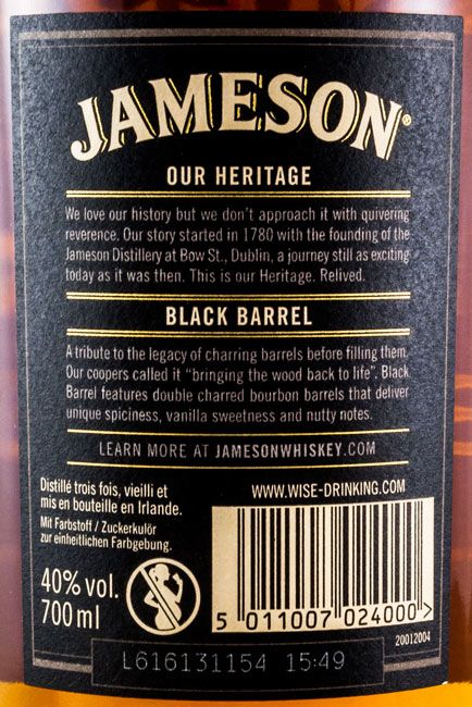 Jameson Black Barrel