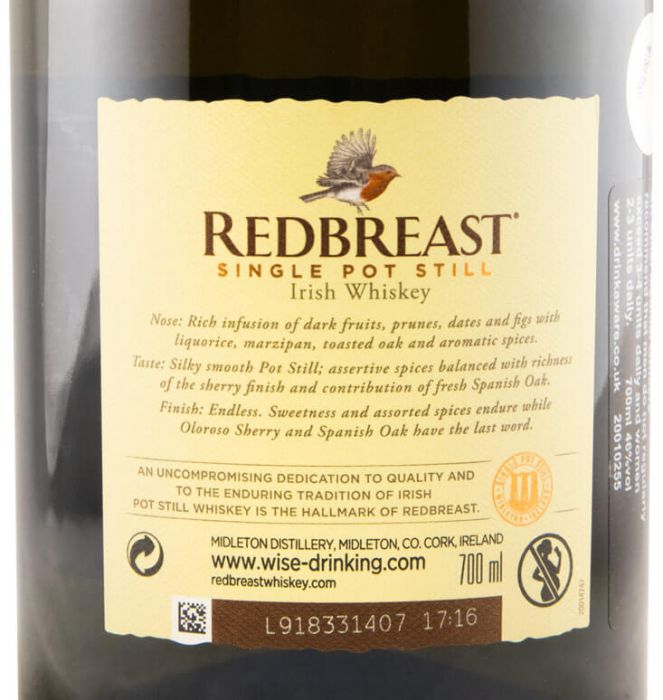 Redbreast Lustau Edition Single Pot Still