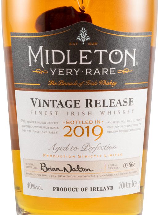 Midleton Very Rare Irish Whiskey (bottled in 2019)