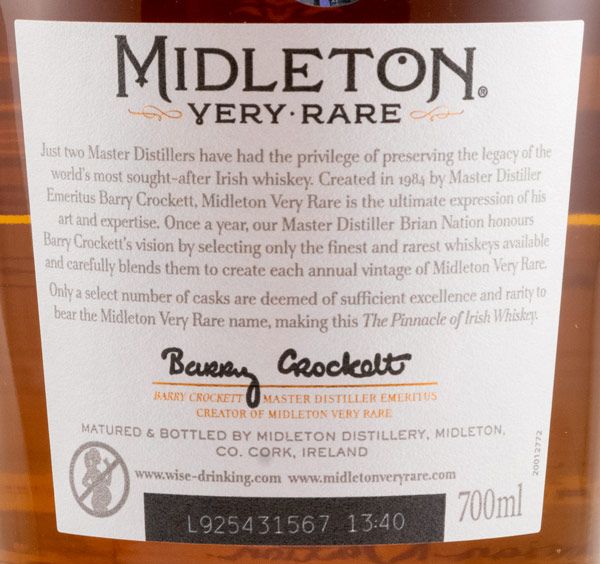 Midleton Very Rare Irish Whiskey (engarrafado em 2019)