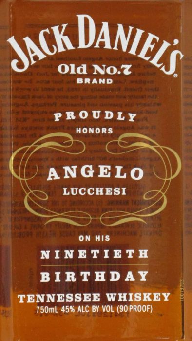 Jack Daniel's 90th Birthday Angelo Lucchesi