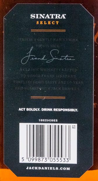 Buy Jack Daniels Frank Sinatra Select 1L Online