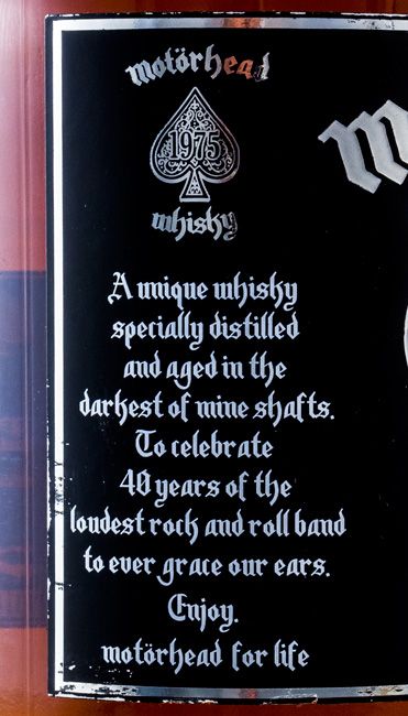Whisky Motörhead XXXX