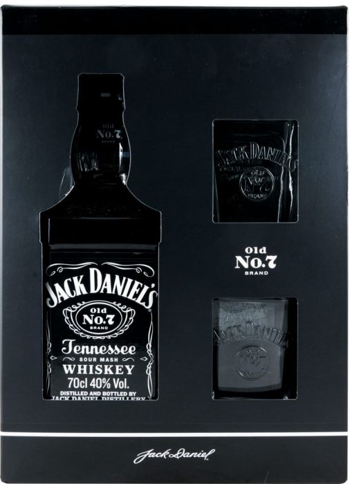 Jack Daniel's w/2 Glasses