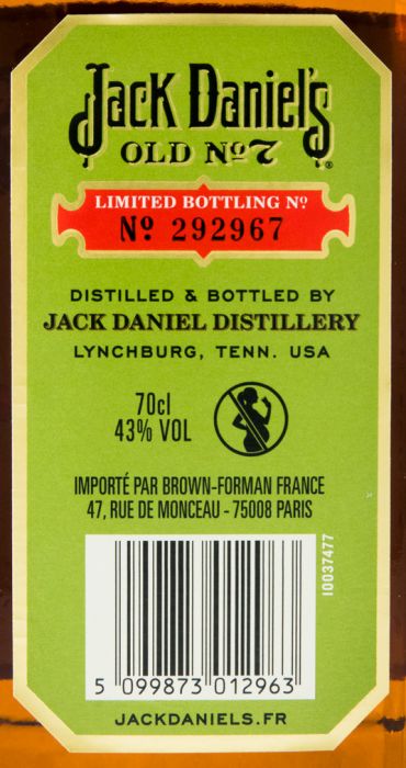Jack Daniel's Sour Mash Legacy Edition N.º 7