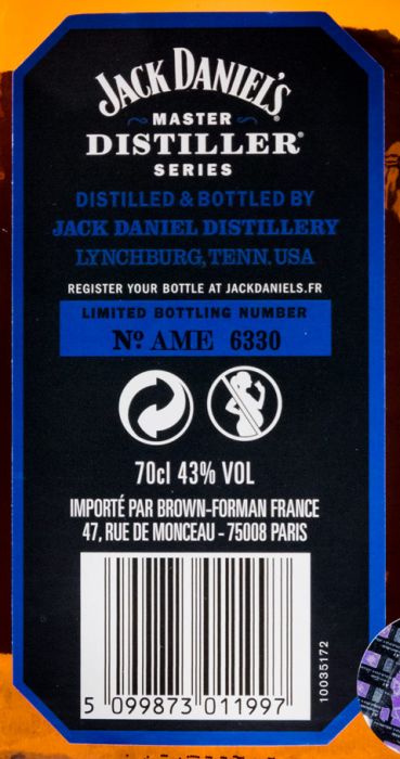 Jack Daniel's N.º 6 Master Distillery