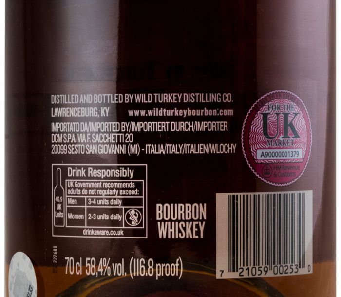 Wild Turkey Rare Breed Barrel Proof Straight Bourbon