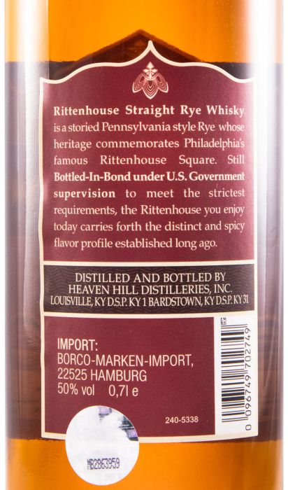 Rittenhouse Rye 100 Proof