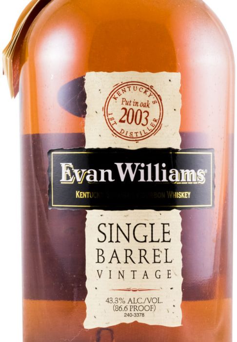 2003 Evan Williams Single Barrel Vintage