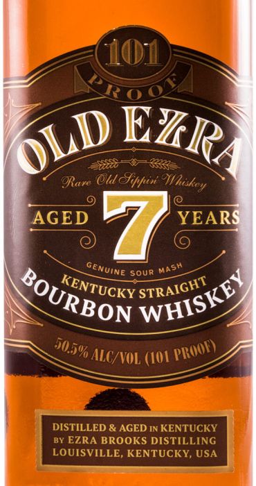 Ezra Brooks Old Ezra 7 anos Straight Bourbon
