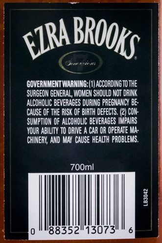 Ezra Brooks Straight Bourbon