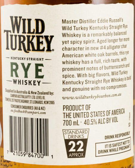 Wild Turkey Straight Rye