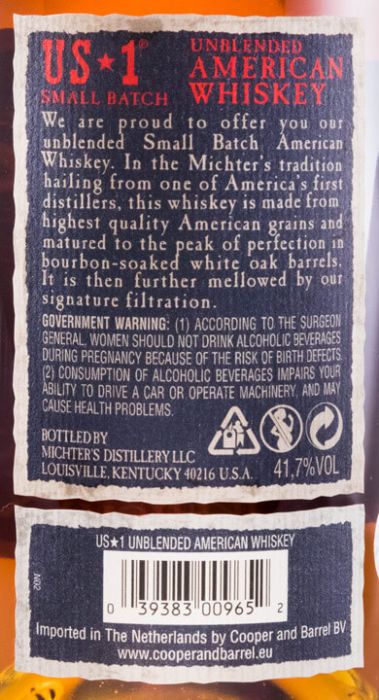 Michter's US*1 Unblended American Whisky