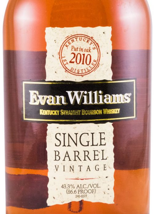 2010 Evan Williams Single Barrel Vintage