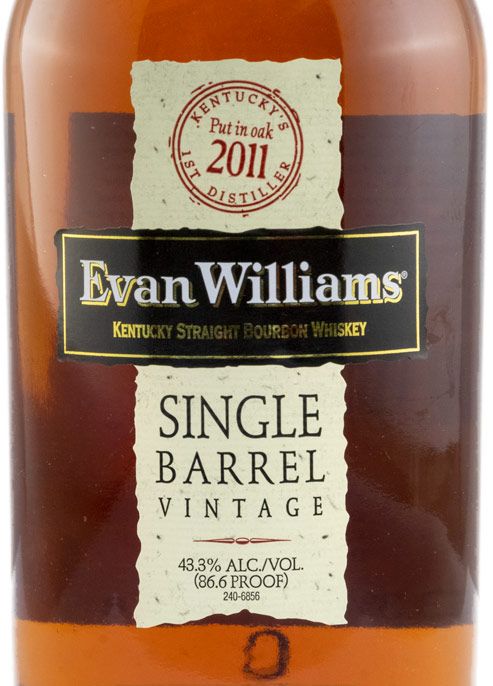 2011 Evan Williams Single Barrel Vintage