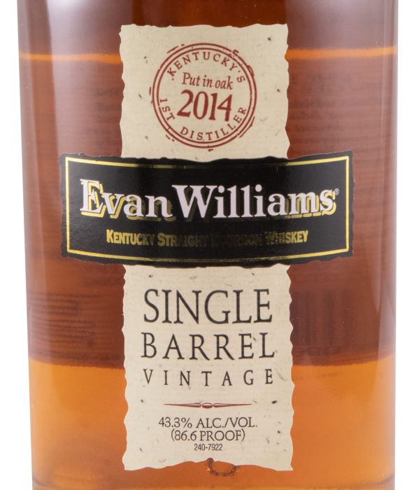 2014 Evan Williams Vintage Single Barrel
