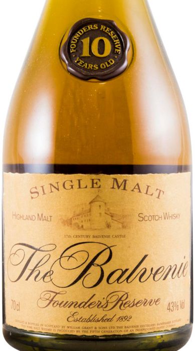 Balvenie 10 years Founders Reserve (old bottle)