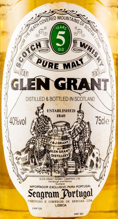 Glen Grant 5 anos (destilado em 1982) 75cl