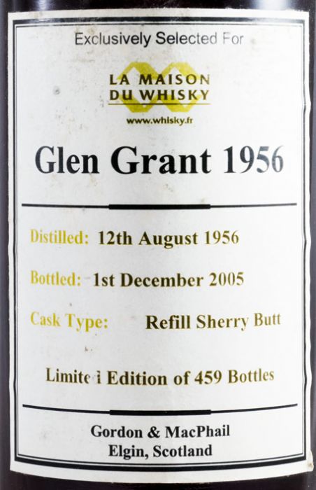 グレングラント   1956年（2005年で瓶に詰め）