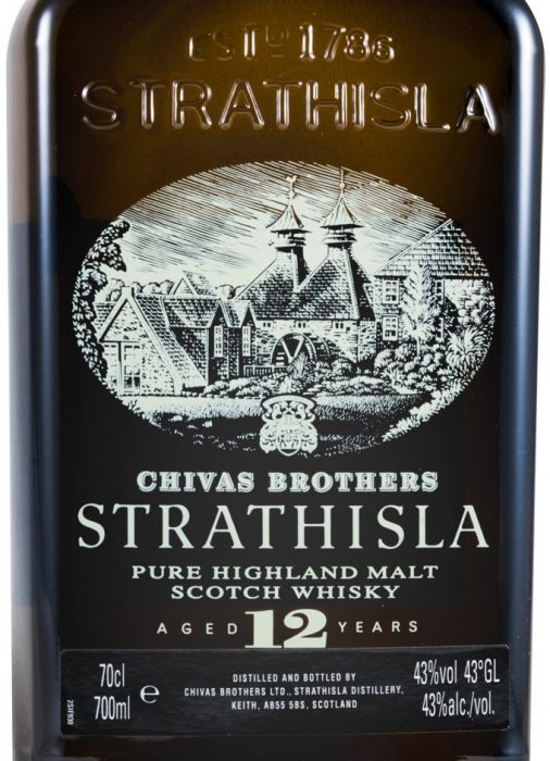 Strasthisla 12 anos Old Label