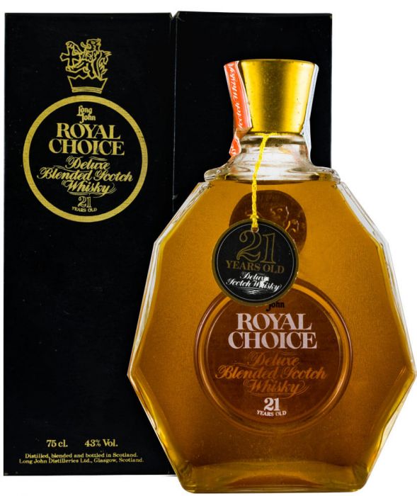 Long John  CHOICE 21年 スコッチウイスキー　古酒 Long John Royal Choice 21 years 75cl
