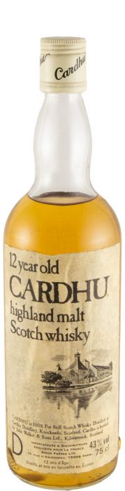 Cardhu 12 years Highland (tall bottle)