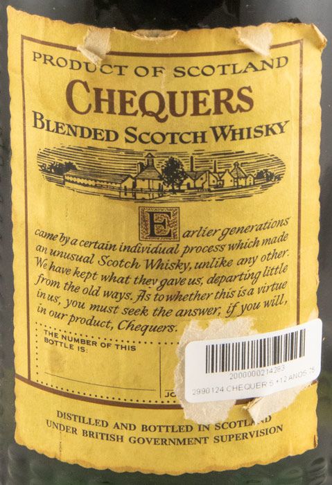 【古酒】CHEQUERS SCOTCH OVER 12YEARS チェッカーズ Best local price for Chequers Over 12 Year Old Blended