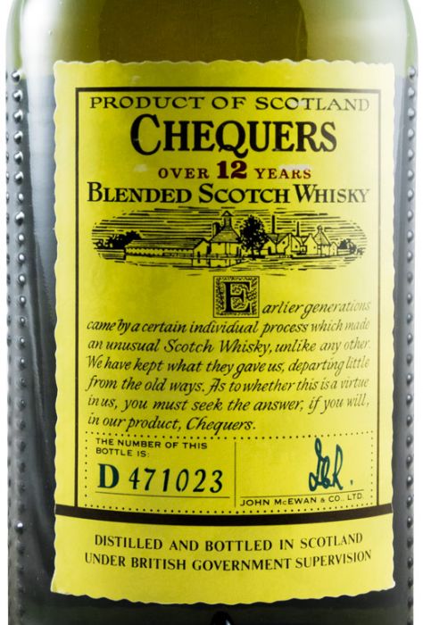 Chequers +12 years 75cl