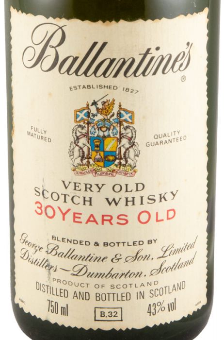 Ballantine's 30 anos (rótulo antigo)