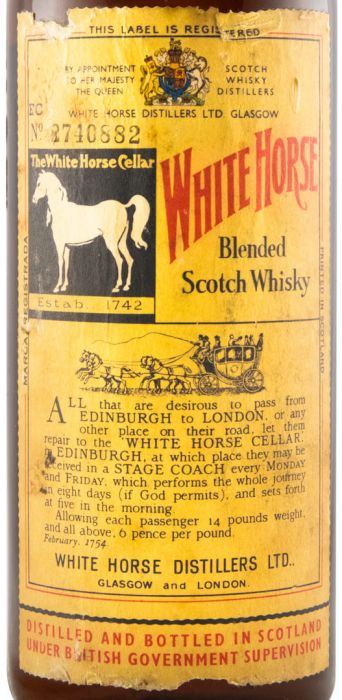 White Horse (garrafa alta c/carica) 75cl