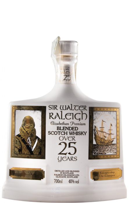 Sir Walter Raleigh 25 anos Elizabethan Premium (garrafa branca)
