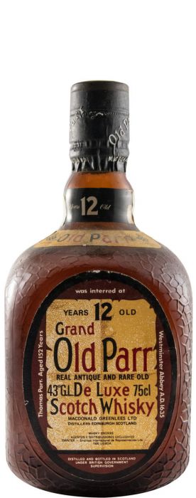 Grand Old Parr Real Antique and Rare Old 12 anos 75cl
