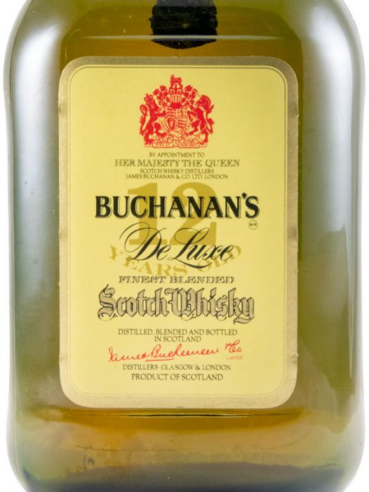 Buchanan's 12 anos (rótulo amarelo) 1L