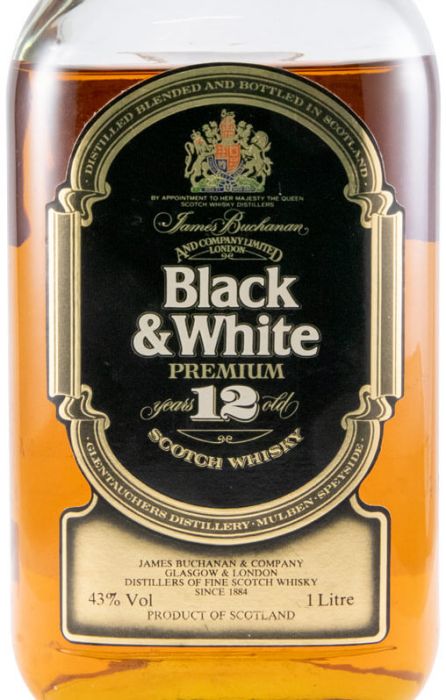 Black & White 12 anos Premium 1L