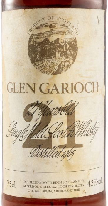 1965 Glen Garioch 21 years (no case)a 75cl