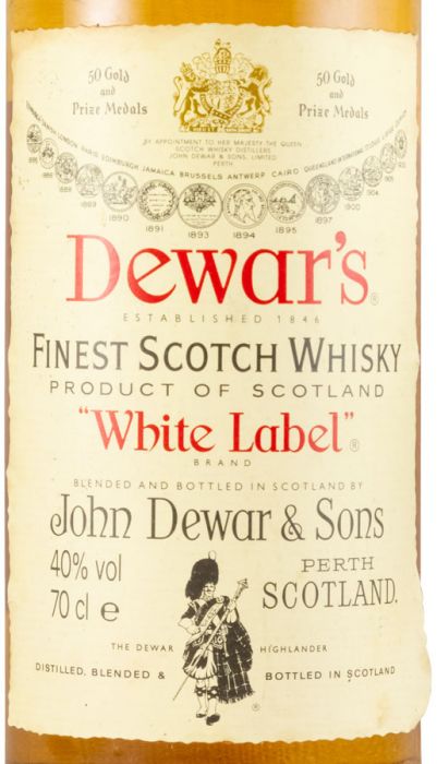 Dewar's White Label (old label)