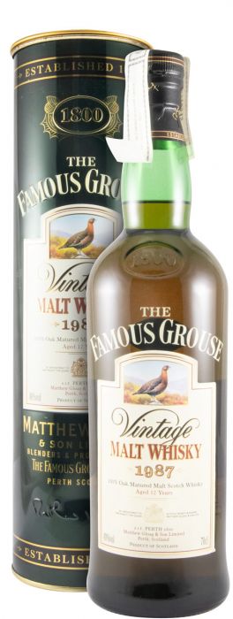 1987 Famous Grouse Vintage Malt