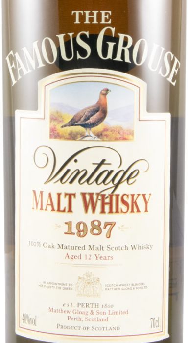 1987 Famous Grouse Vintage Malt