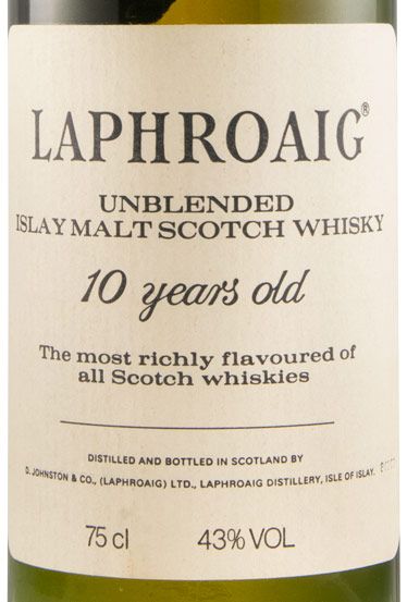 Laphroaig Unblended 10 anos 75cl