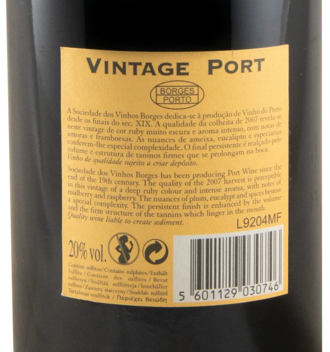 2007 Borges Vintage Porto