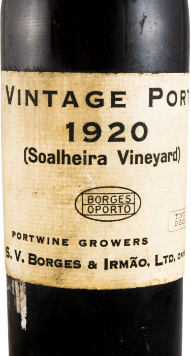 1920 Borges Vintage Soalheira Port