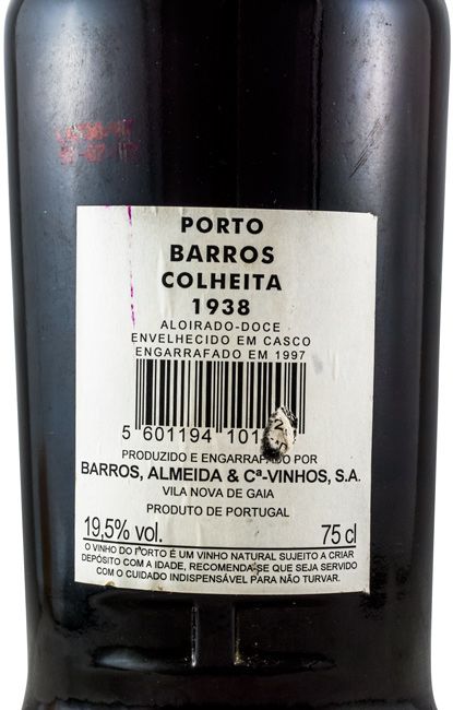 1938 Barros Colheita Port