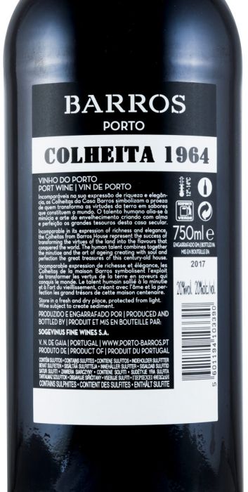 1964 Barros Colheita Porto